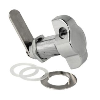 Kierrepulttilukko riippulukkoon kahvatoiminnolla, 32 mm (1.3"), versio: oikealla, 14.04.589-0. Kierrepulttilukko riippulukkoon kahvatoiminnolla kaappeihin, peltikaappiin, kaappikaappiin, kaappikaappiin ja moneen muuhun, SISO Denmark