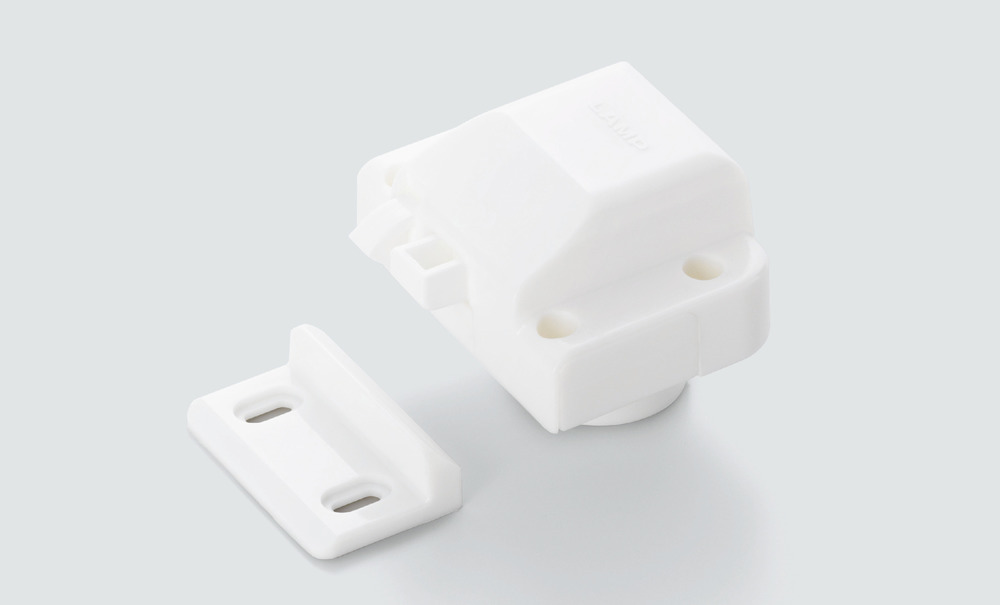 Laadukas nepparikiinnitys kahvatoiminnolla, messinkiä, pinta: kullanvärinen, kiiltävä kiillotettu, versio: pyöreä, TLP-G ja TLP-LBM(W). Kiinteä napsautuskiinnitys asuntovaunuun, jahtiin ja paljon muuta, Sugatsune / LAMP® (Japani) - Image 2