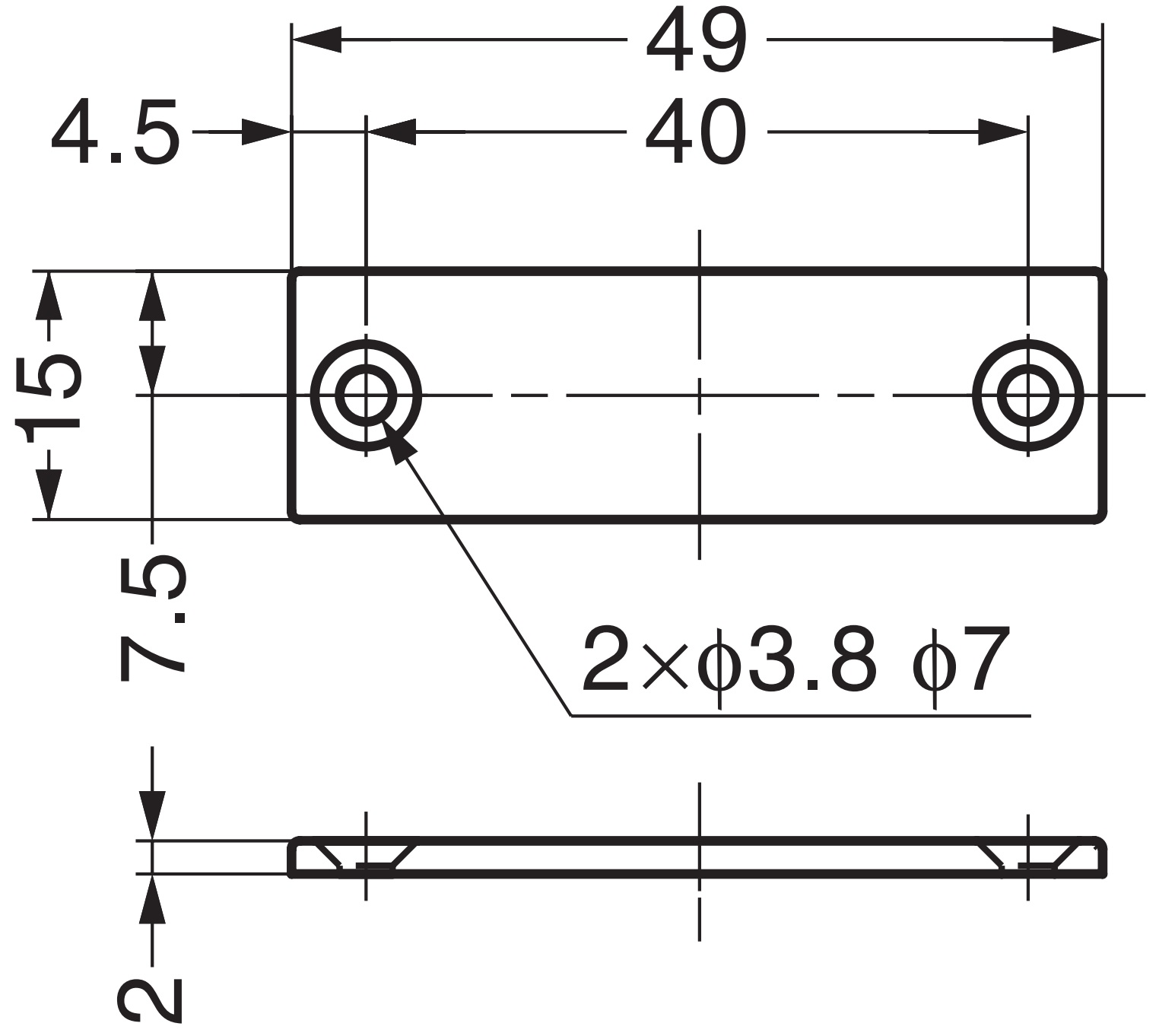 4kpl korroosionkestävä magneettinen vastalevy, joka on päällystetty ruostumattomalla teräksellä SUS304 (V2A), MC-JM49. Ruostumaton magneettinen vastine magneettisalvoille, magneettilukolle, kaapin ovelle ja paljon muuta, kirjoittanut Sugatsune / LAMP® (Japani) - Image 2