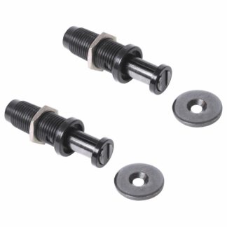 2 Stück Magnet-Druckschnäpper, mit M11 Gewinde, inkl. M11 Mutter und Gegenplatte PM-4N HB von Sugatsune. Produktbild