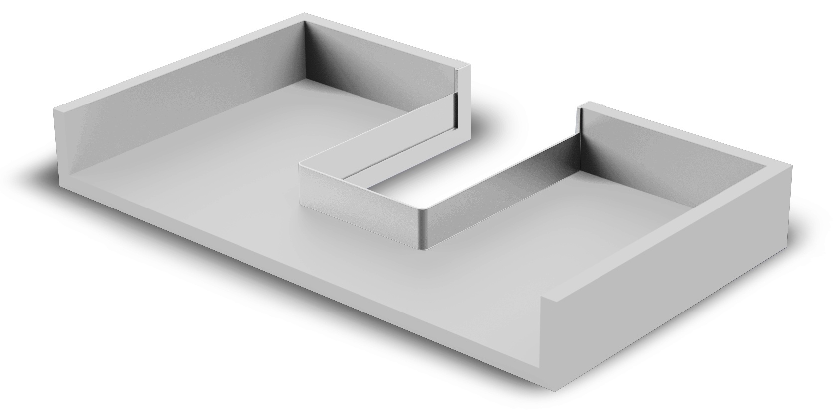 Laadukas sifoniaukko, muovia, pinta: harmaa, 3011921. Suorakaiteen muotoinen sifonisuoja allaskaappiin, keittiön kaappiin, kylpyhuoneen kaappiin, sifoniin, viemäriin ja moneen muuhun, EMUCA - Image 4
