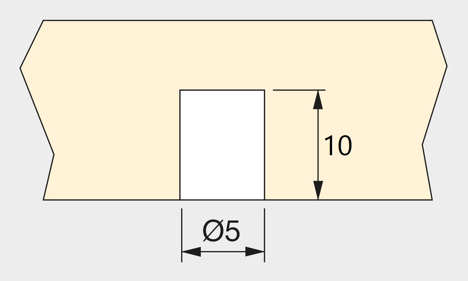 20 kpl tukeva sisäänajoholkki, joka sopii ruuveille ⌀3 mm, valmistettu nailonista (PA), 10 mm (25/64"), 9040920. Käytännöllinen laajennusholkki huonekalujen liittämiseen, runkoasennukseen, hyllyasennukseen ja paljon muuta, EMUCA - Image 3