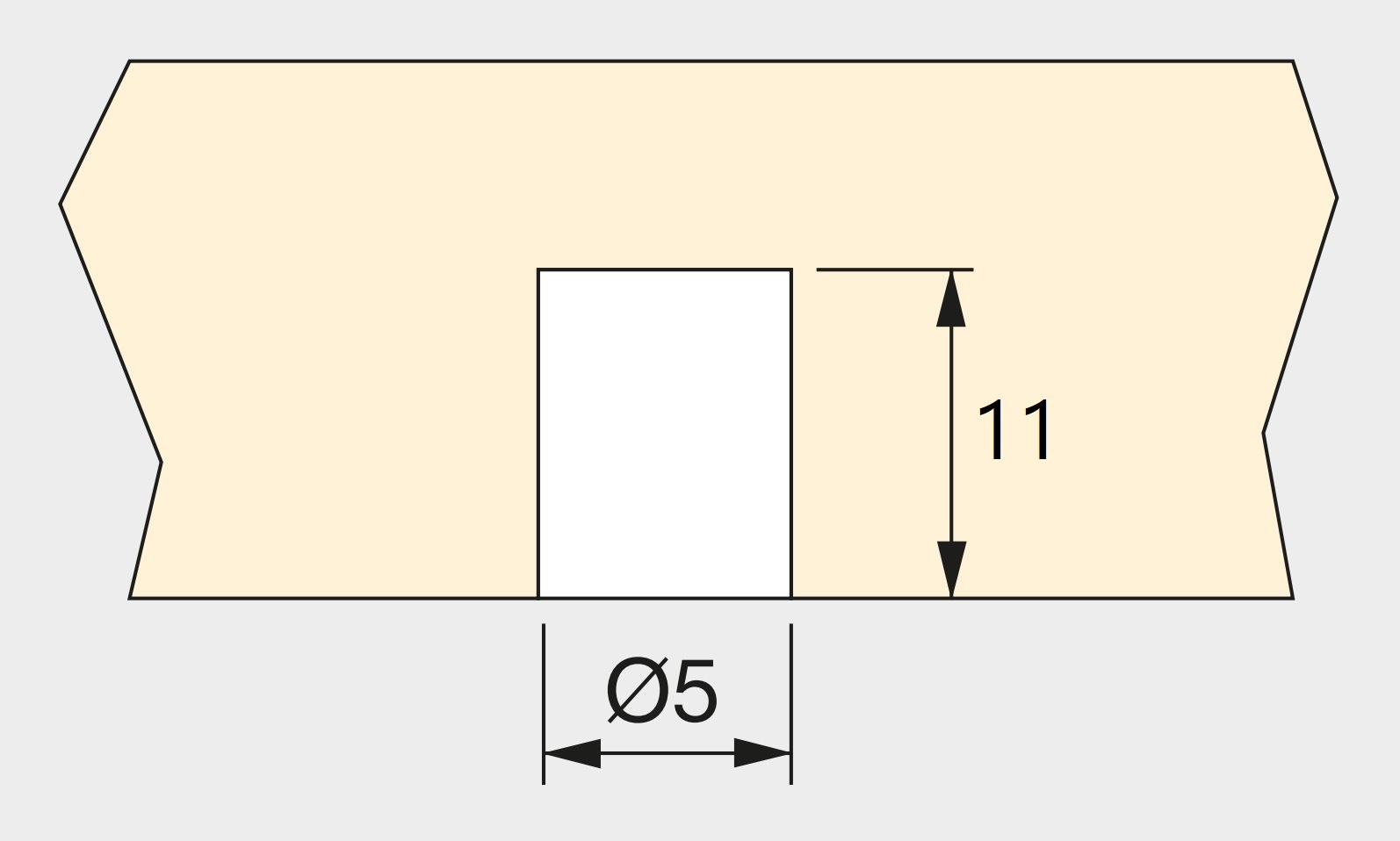 20 kpl tukeva käyttöholkki, joka sopii ruuveille ⌀3 mm, valmistettu nailonista (PA), 11 mm (7/16"), 9003620. Käytännöllinen laajennusholkki huonekalujen liittämiseen, runkoasennukseen, hyllyasennukseen ja paljon muuta, EMUCA - Image 3