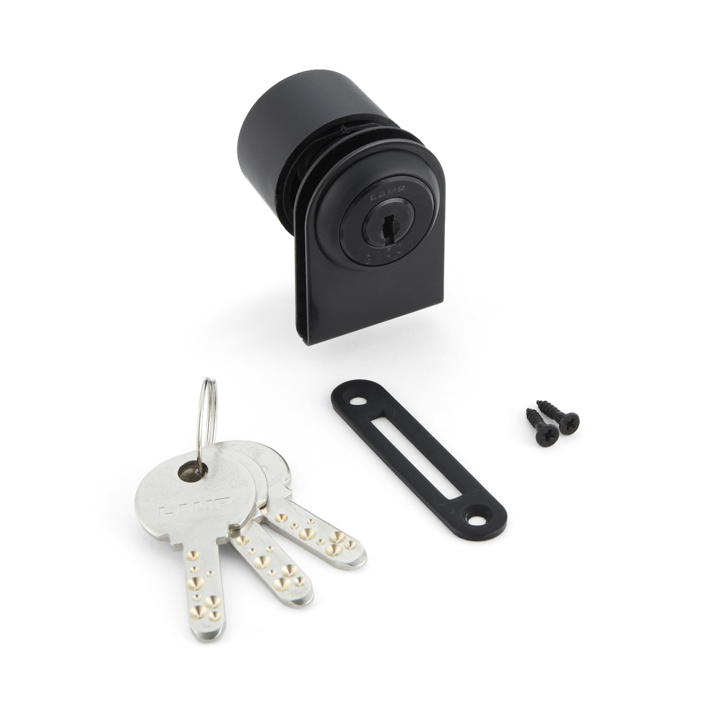Vipulukko, lasioville, Million Lock -sarja, avaimella 1310GL-BL-D, Sugatsune / LAMP (Japani)