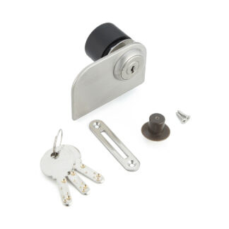 Vipulukko, lasioville, Million Lock -sarja, avaimella 1310GLW-SN-D, Sugatsune / LAMP (Japani)