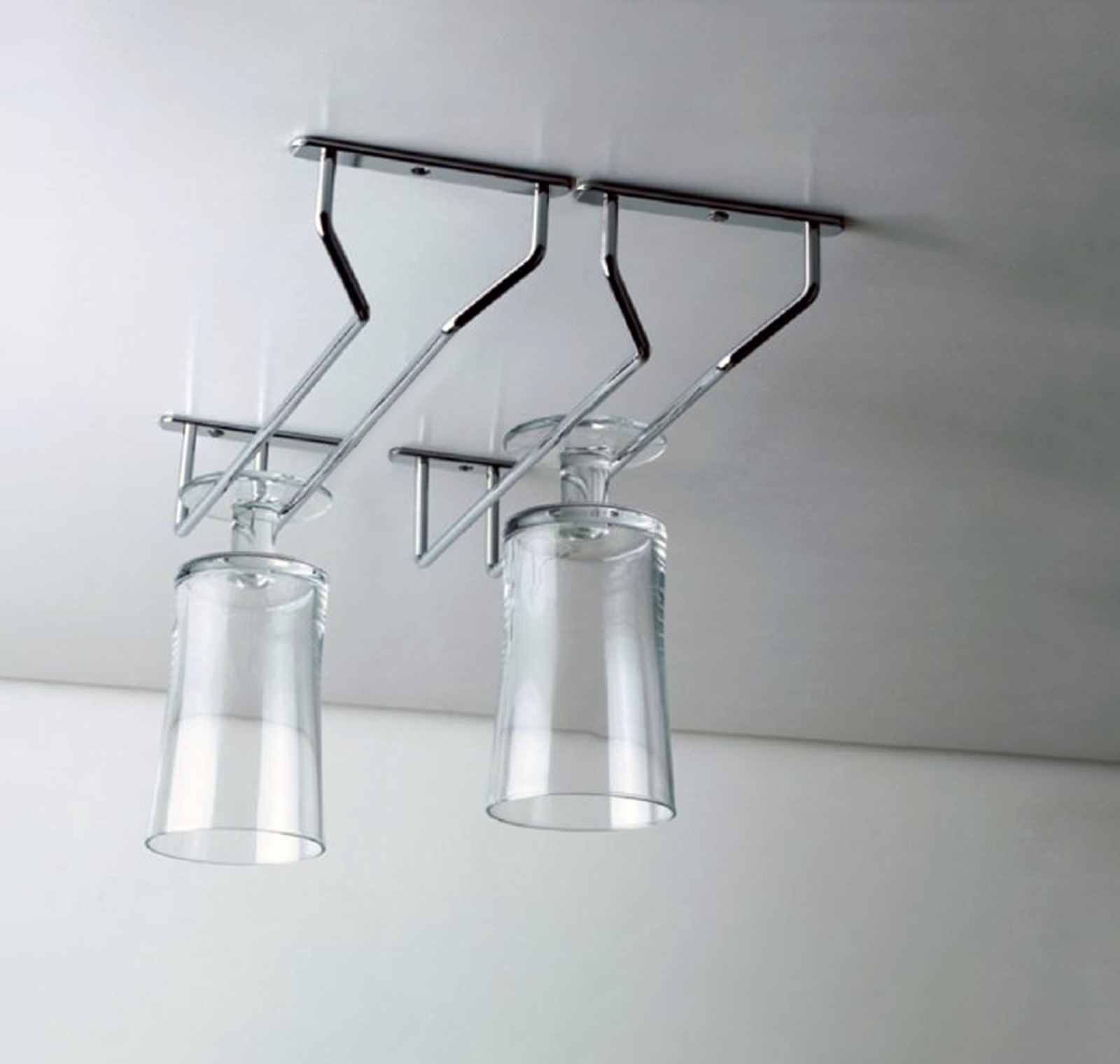 Laadukas viinilasiteline, terästä, pinta: kromattu, 340 mm (13-25/64"), 8938011. Käytännöllinen lasiripustin viinilaseille, samppanjalaseille, cocktaillaseille, konjakkilaseille, pikareille ja paljon muuta, EMUCA:lta - Image 2