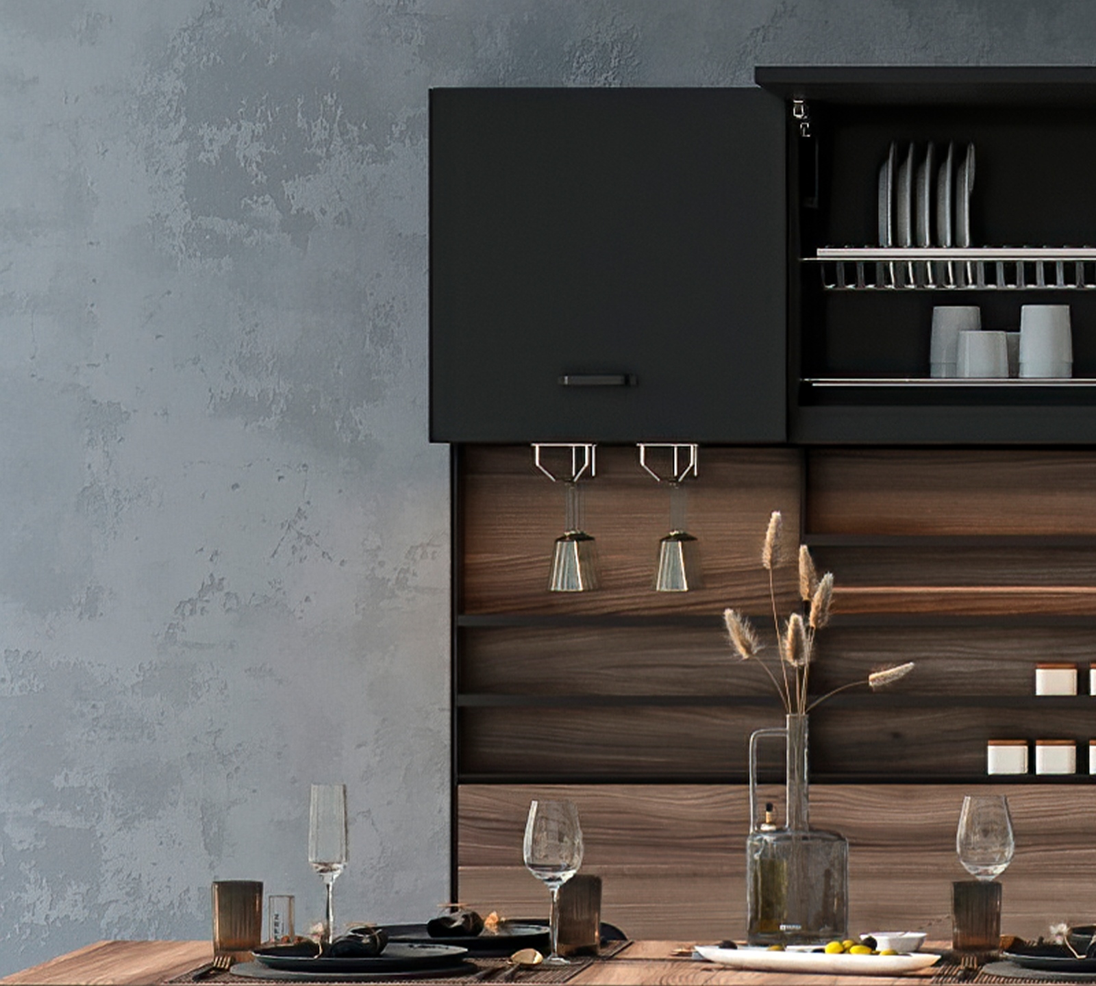 Laadukas viinilasiteline, terästä, pinta: kromattu, 340 mm (13-25/64"), 8938011. Käytännöllinen lasiripustin viinilaseille, samppanjalaseille, cocktaillaseille, konjakkilaseille, pikareille ja paljon muuta, EMUCA:lta - Image 6